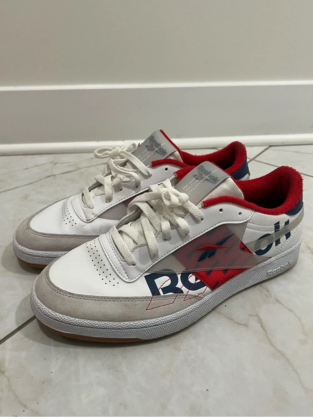 Reebok White Club C 85 MU Sneakers Size 10 US